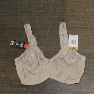 Lilyette Womens Microfiber Minimizer Bra 0428 Paris Nude Brown 34DD